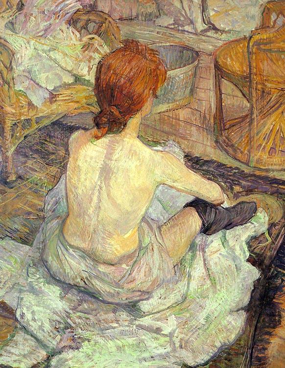  Henri  Toulouse-Lautrec La Toilette